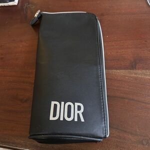 DIOR TROUSSE POUCH Faux Leather Vinyl 4.5"x9"